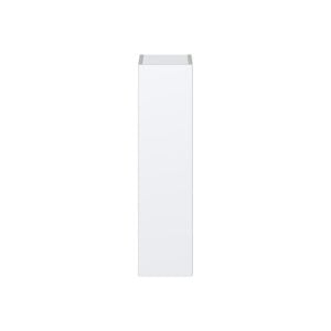 Lily Bright White  Slab Assembled Wall  Cabinet with Full High Door (9 in. W x 35 in. H x 14 in. D)