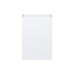 Lily Bright White  Slab Assembled Wall  Cabinet with Full High Door (21 in. W x 30 in. H x 14 in. D)