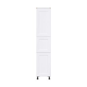 Jasmine Painted Warm White  Shaker Assembled Pantry  Cabinet with 5 Shelves (18 in. W x 89.5 in. H x 24 in. D)