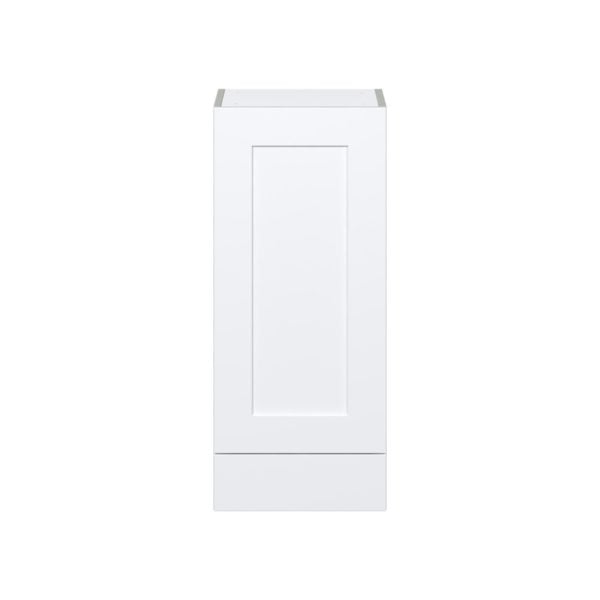 Jasmine Painted Warm White  Shaker Assembled Wall  Cabinet with a Door and a 5 in. Drawer (15 in. W x 35 in. H x 14 in. D)