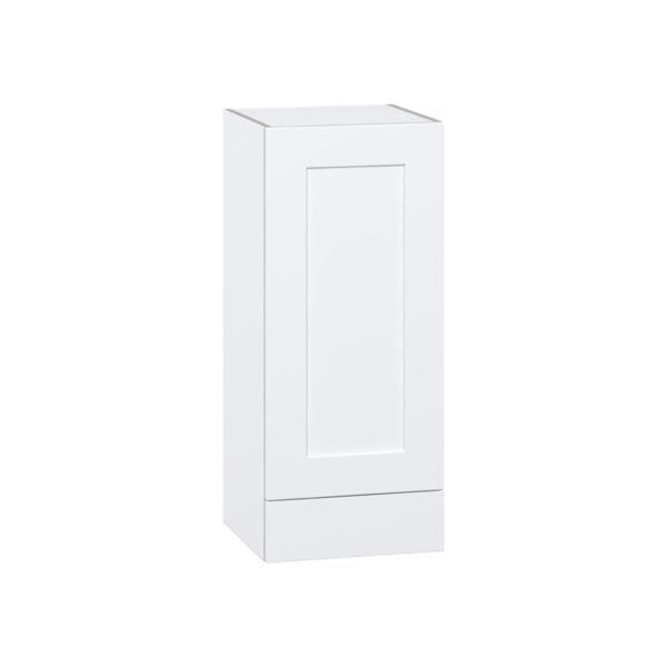 Jasmine Painted Warm White  Shaker Assembled Wall  Cabinet with a Door and a 5 in. Drawer (15 in. W x 35 in. H x 14 in. D)