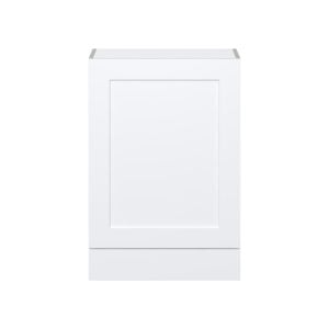 Jasmine Painted Warm White  Shaker Assembled Wall  Cabinet with a Door and a 5 in. Drawer (24 in. W x 35 in. H x 14 in. D)