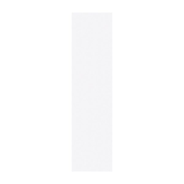 96 in. W x 24 in. H x 0.63 in. D Jasmine Painted White  Tall End Panel