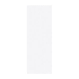 36 in. W x 96 in. H x 0.63 in. D Jasmine Painted White Island/Fridge End Panel