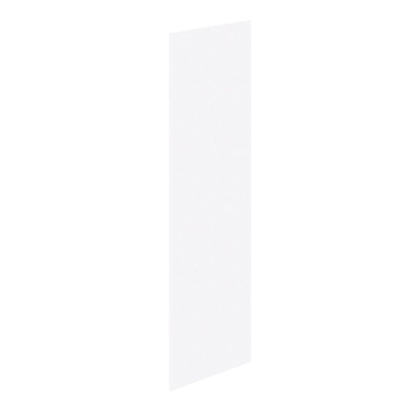 36 in. W x 96 in. H x 0.63 in. D Jasmine Painted White Island/Fridge End Panel