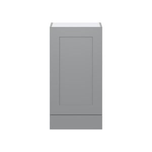 Willow Painted Slate Gray  Shaker Assembled Wall  Cabinet with a Door and a 5 in. Drawer (18 in. W x 35 in. H x 14 in. D)