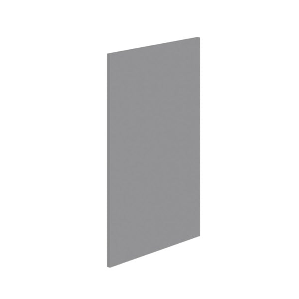 34.5 in. W x 24 in. H x 0.75 in.D Willow Painted Gray Base End Panel