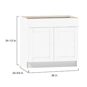 RIVERSIDE 36-IN X 34.5-IN SNK BASE CABINET