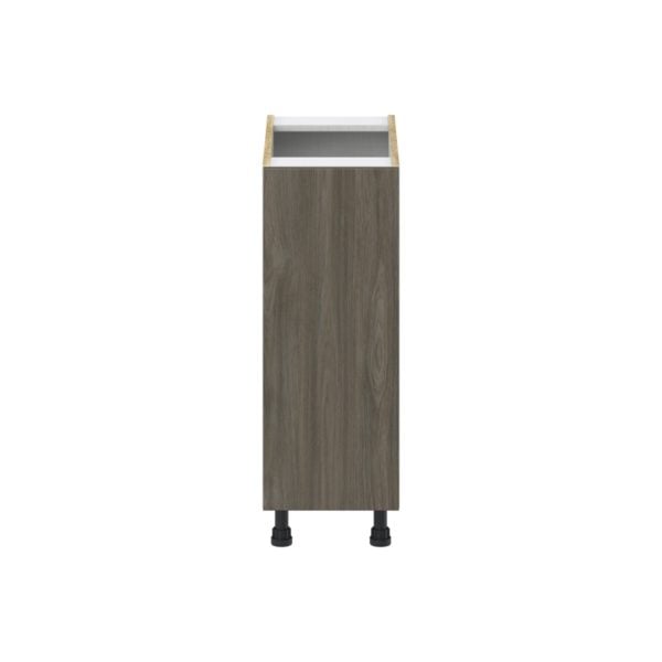 Cordyline Textured Slab Walnut Assembled Base Cabinet with 1 Full High Door and 3 Inner Drawers (12 in. W X 34.5 in. H X 24 in. D)