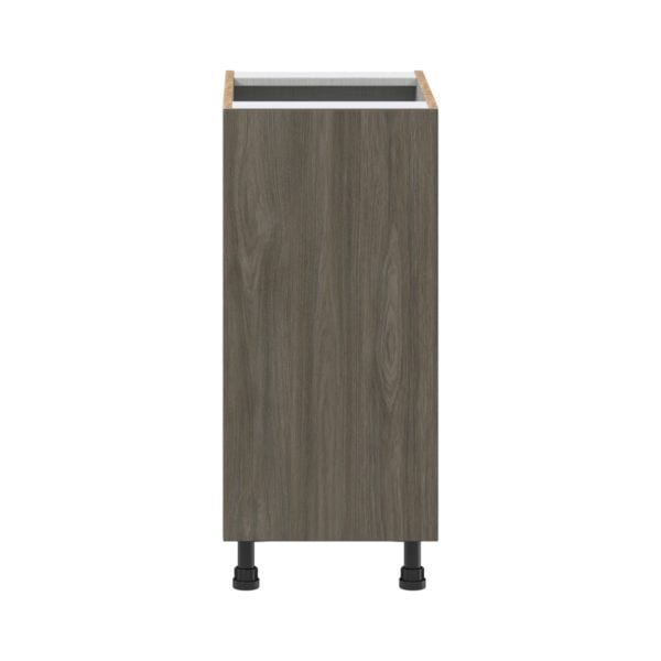 Cordyline Textured Slab Walnut Assembled Base Cabinet with a Full High Door and 3 Inner Drawers (15 in. W x 34.5 in. H x 24 in. D)