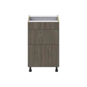 Cordyline Textured Slab Walnut Assembled Base Cabinet with 3 Drawers (21 in. W X 34.5 in. H X 24 in. D)