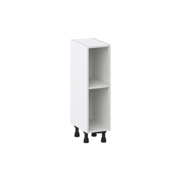 Magnolia Painted Bright White Base Open Shelf 9 in. W X 34.5 in. H X 14 in. D