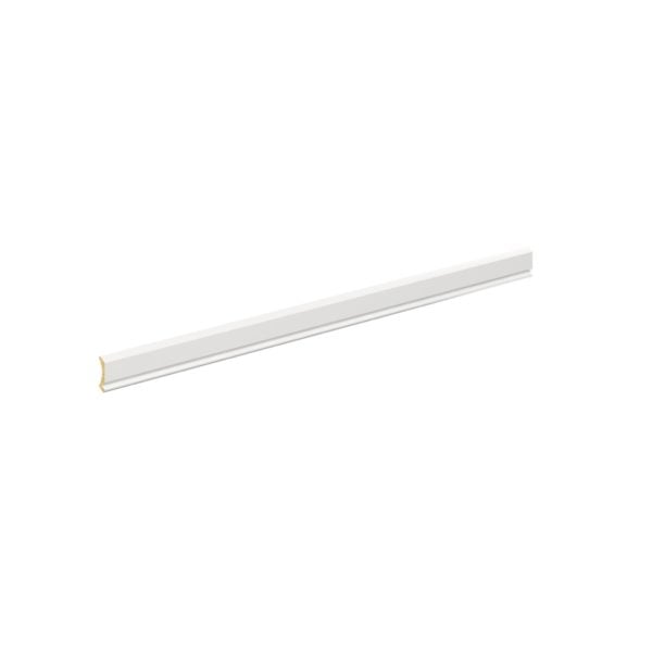 Bright White 3.75 in. W x 96 in. D x 3 in. H Crown Moulding with Cleat