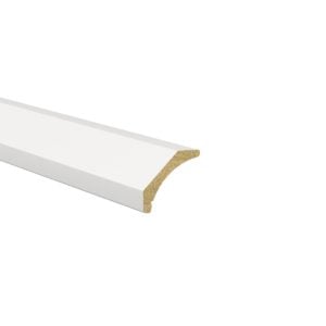 3 in. W X 96 in. H X 2.75 in. D Magnolia Painted Bright White Crown Molding without Cleat