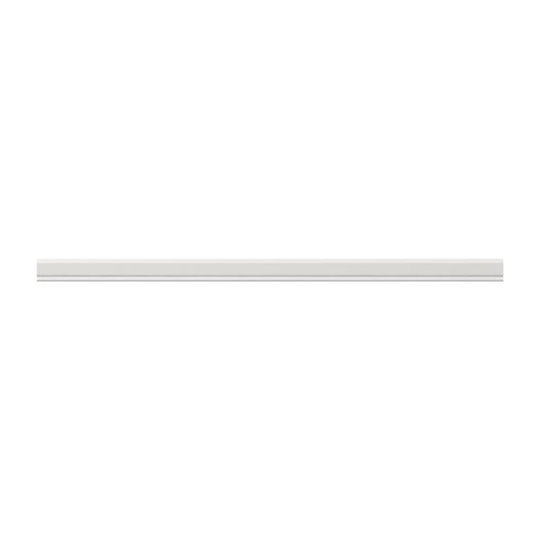 Light Gray 3.75 in. W x 96 in. D x 3 in. H Crown Moulding with Cleat