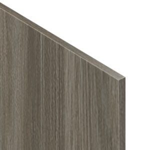 96 in. W x 24 in. H x 0.63 in. D Cordyline Texmel Slab Walnut  Tall End Panel