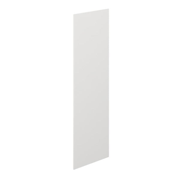 36 in. W x 96 in. H x 0.63 in. D  Bright White Island/Fridge End Panel