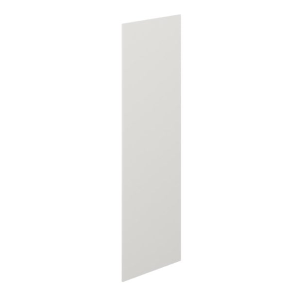 0.75 in. W x 96 in. H x 36 in. D  Light Gray Island/Fridge End Panel