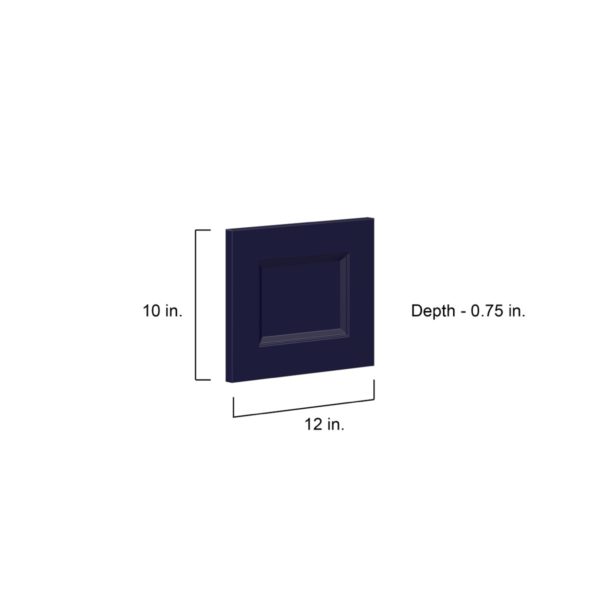 Camellia Painted Midnight Blue Recessed 12 x 10 x 0.75 in. Drawer Front