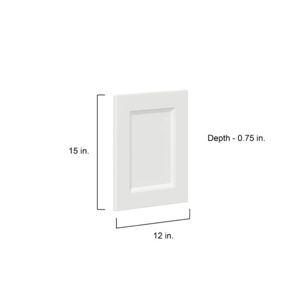 Magnolia Painted Bright White Recessed 12 x 15 x 0.75 in. Drawer Front