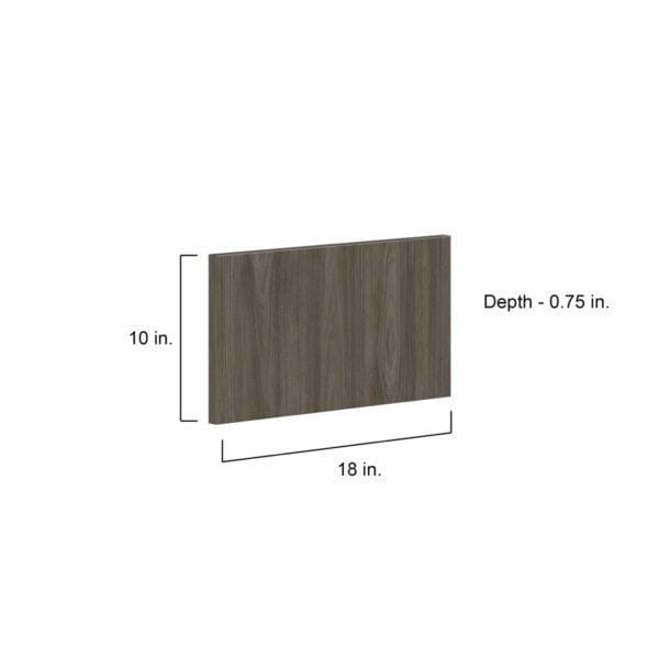 Cordyline Textured Slab Walnut18 x 10 x 0.75 in. Drawer Front