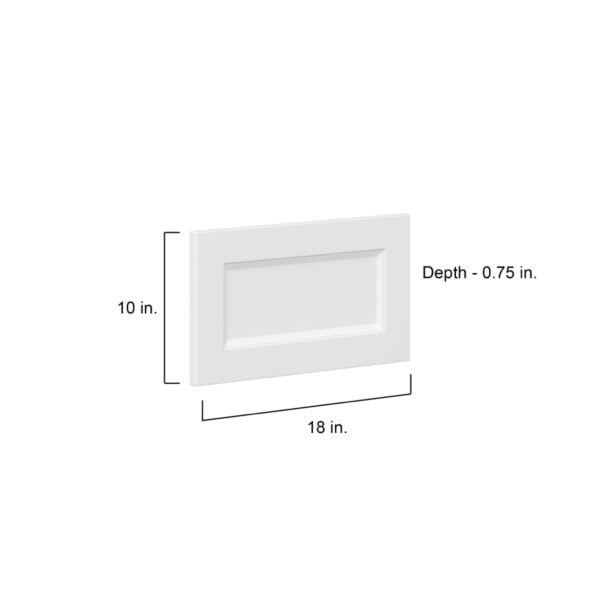 Magnolia Painted Bright White Recessed 18 x 10 x 0.75 in. Drawer Front