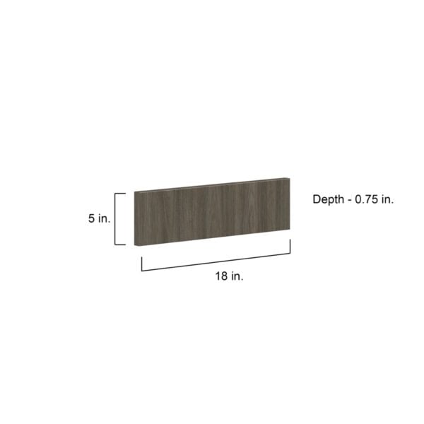 Cordyline Texmel Slab Walnut Slab 18x5x0.75 in. Drawer Front