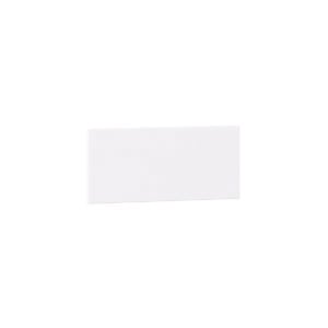 Lily Bright White  Slab 21 x 10 x 0.75 in. Drawer Front