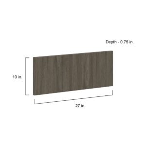 Cordyline Textured Slab Walnut27 x 10 x 0.75 in. Drawer Front