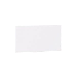 Lily Bright White  Slab 27 x 15 x 0.75 in. Drawer Front