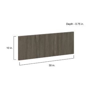 Cordyline Textured Slab Walnut30 x 10 x 0.75 in. Drawer Front