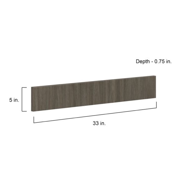 Cordyline Texmel Slab Walnut Slab 33x5x0.75 in. Drawer Front