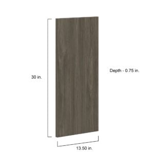 Cordyline Textured Slab Walnut 13.5 x 30 x 0.75 in. Door