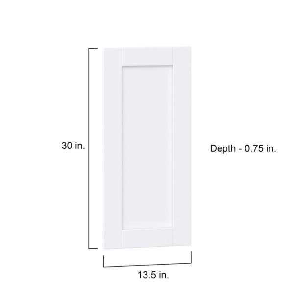 Dahlia Bright White  Shaker 13.5 x 30 x 0.75 in. Door