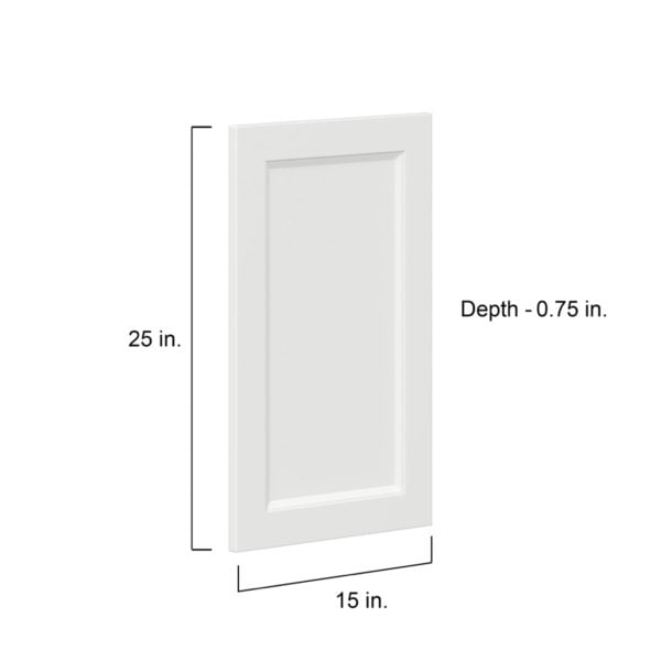 Magnolia Painted Bright White Recessed 15 x 25 x 0.75 in. Door