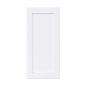 Dahlia Bright White  Shaker 16.5 x 35 x 0.75 in. Door