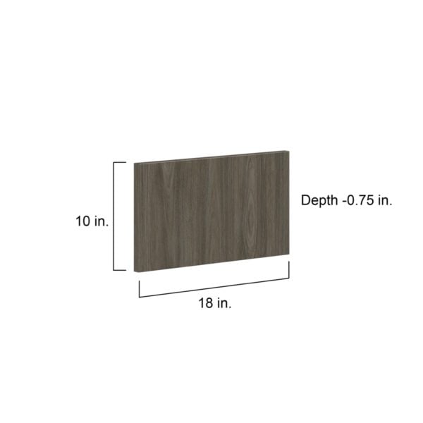 Cordyline Textured Slab Walnut 18 x 10 x 0.75 in. Door