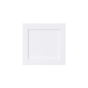 Dahlia Bright White  Shaker  21 x 20 x 0.75 in. Door