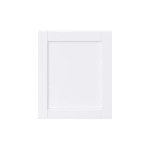 Dahlia Bright White  Shaker 21 x 25 x 0.75 in. Door