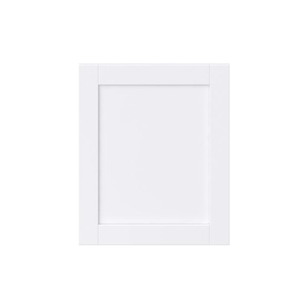 Dahlia Bright White  Shaker 21 x 25 x 0.75 in. Door