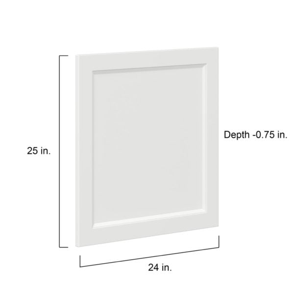 Magnolia Painted Bright White Recessed 24 x 25 x 0.75 in. Door