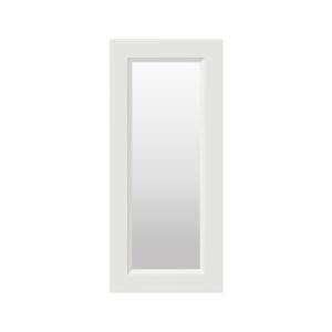 Magnolia Painted Bright White 13x30x0.75 in. Glass Door