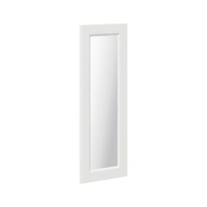 Magnolia Painted Bright White 13x35x0.75 in. Glass Door