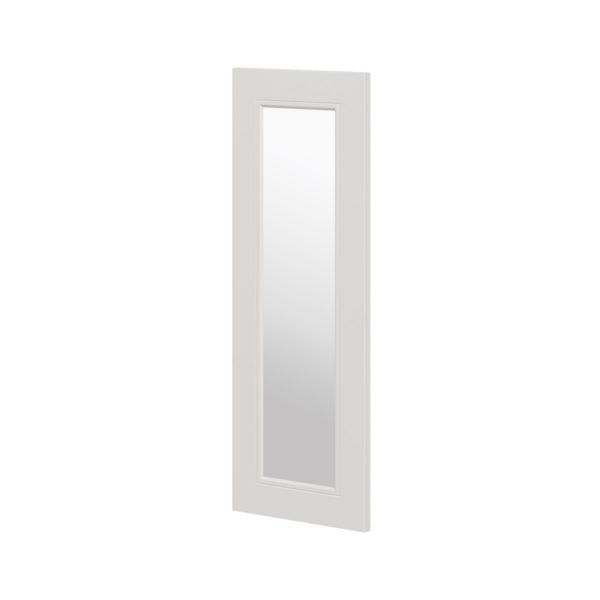 Wisteria Painted Light Gray  13x35x0.75 in. Glass Door