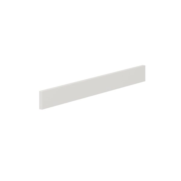 3 in. W x 30 in. H x 0.63 in. D  Wisteria Painted Light Gray  Cabinet Filler Strip