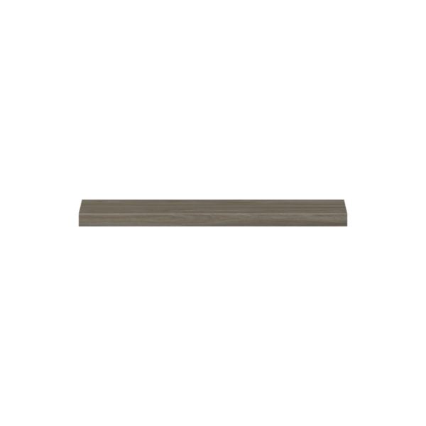 30 in. W X 1.5 in. H X 12 in. D Cordyline Texmel Slab Walnut Floating Shelf with Mounting Bracket