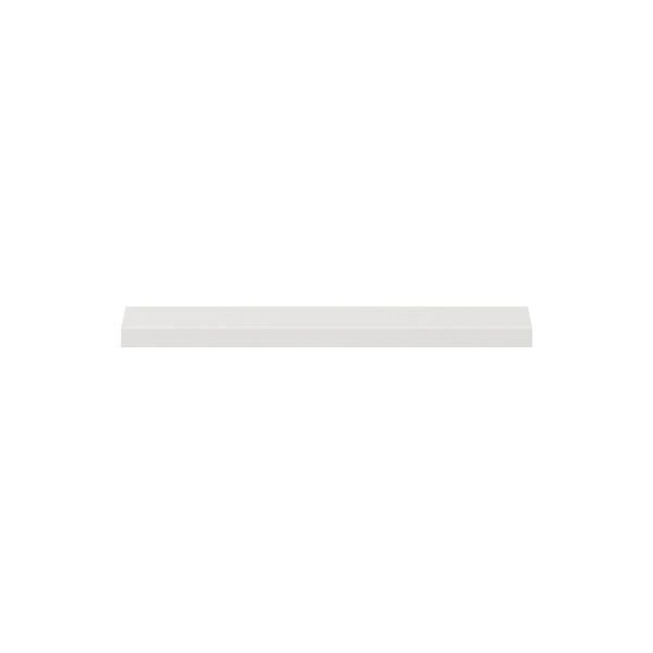 30 in. W X 1.5 in. H X 12 in. D  Bright White Floating Shelf with Mounting Bracket