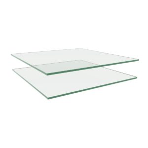 15" glass shelf (2 pack) - clear