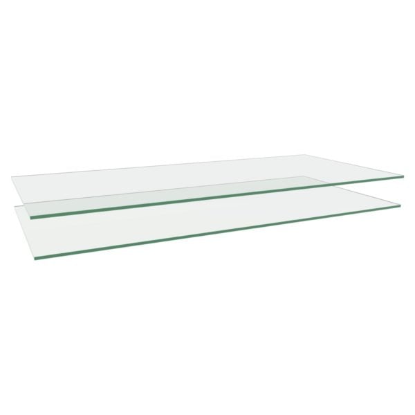 30" glass shelf (2 pack) - clear