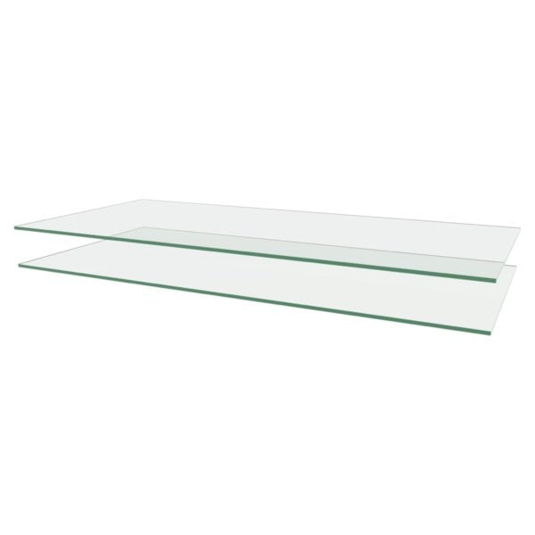 30" glass shelf (2 pack) - clear